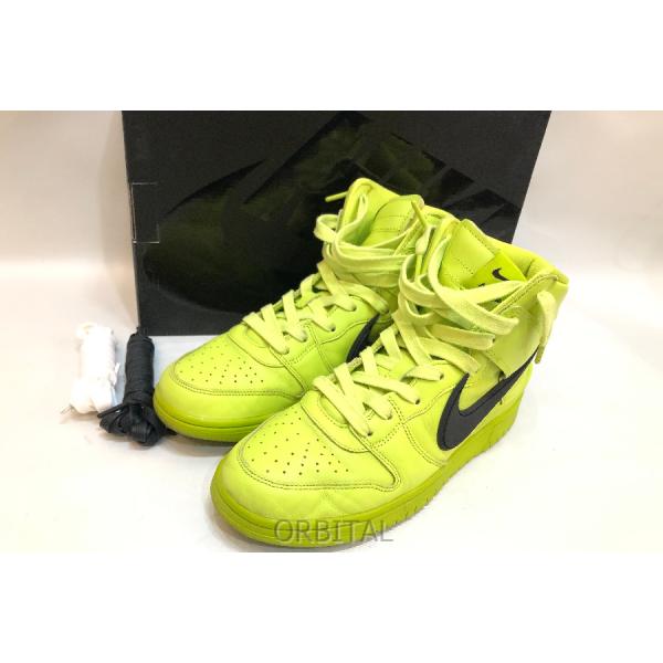 経堂) AMBUSH アンブッシュ Nike ナイキ Nike Dunk High Flash Lime ダンク ハイ フラッシュライム CU7544-300 26.5