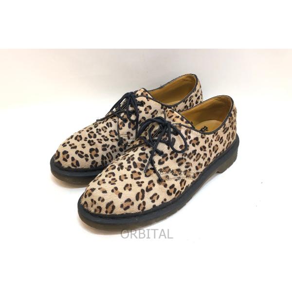 経堂) ドクターマーチン ビームス Dr.Martens BEAMS レオパード柄 ハラコ 3ホール シューズ 24230 サイズUK6