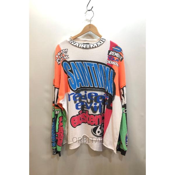 経堂) SAINT Mxxxxxx セントマイケル MOTOCLOSS LS TEE ロンT 長袖 Tシャツ Tee SM-S23-0000-037 定価42,900円 サイズO/S