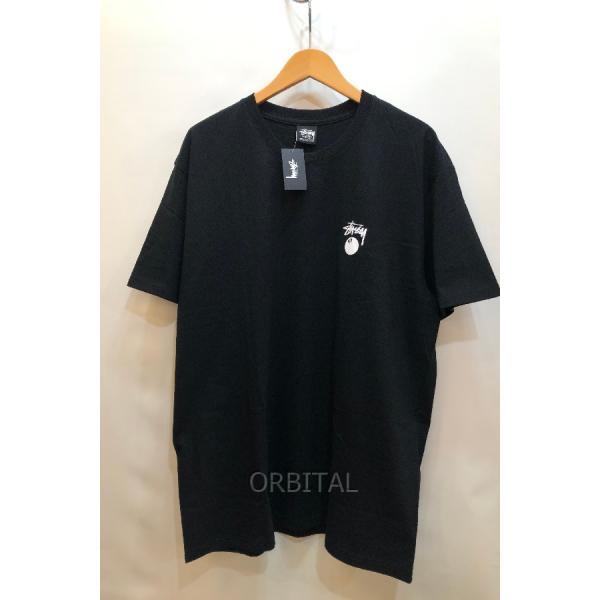 経堂) ステューシー stussy 8ボール ピンナップ ガール ロゴ プリント Tシャツ ブラック サイズ XL