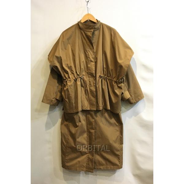 二子玉) SOEJU ソージュ 22FW リモンタ3WAYコート撥水キャメル