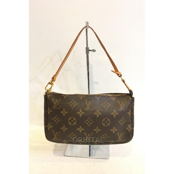 二子玉)ルイヴィトン LOUIS VUITTON モノグラム ポシェット アクセ