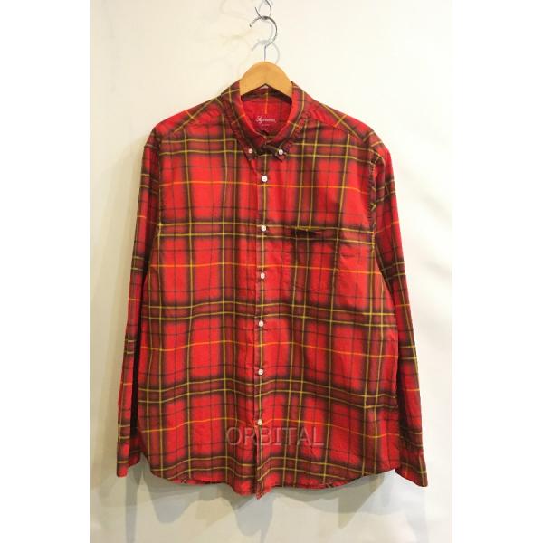 二子玉)Supreme シュプリーム 21SS Spray Tartan Shirt スプレー