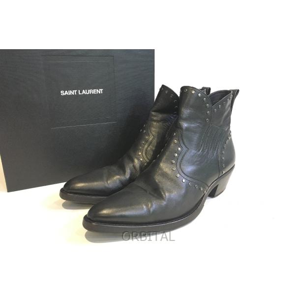 二子玉) SAINT LAURENT サンローランパリ ダコタ50 スタッズレザー
