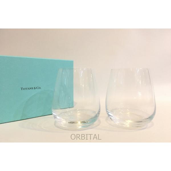 二子玉) TIFFANY&Co. ティファニー TCOロゴ ペアタンブラー グラス 2客