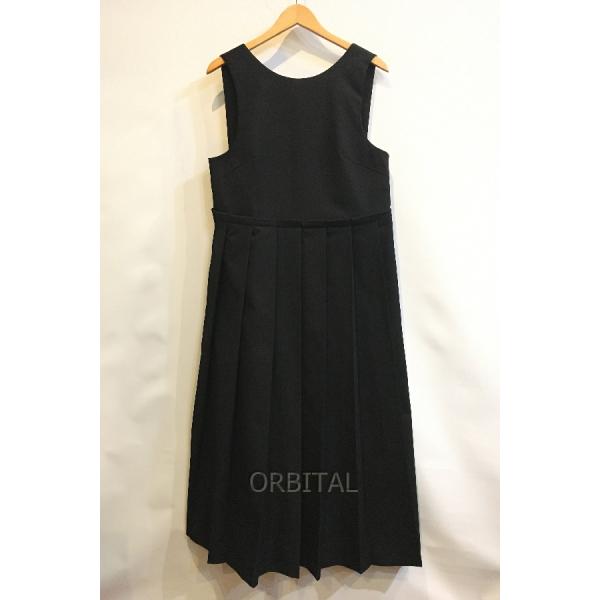 専用ENFOLD ブラック ジャンパースカート38 ENFOLD エンフォルド STRAIGHT JUMPER-SKIRT ジャンパースカート