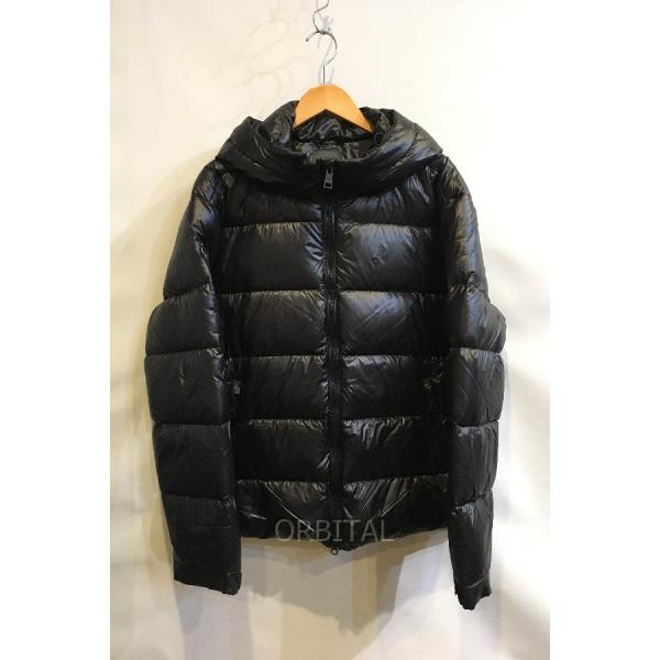 二子玉)DESCENTE デサント ダウンジャケット フード付き ブラック 黒