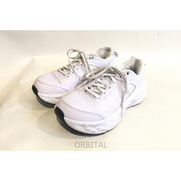 程度良】ホカオネオネボンダイSRホワイト24cm