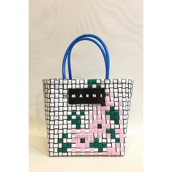 マルニ　カゴバッグ　メルカドバッグ　美品 二子玉) Marni Market マルニマーケット バスケットバッグ メルカド