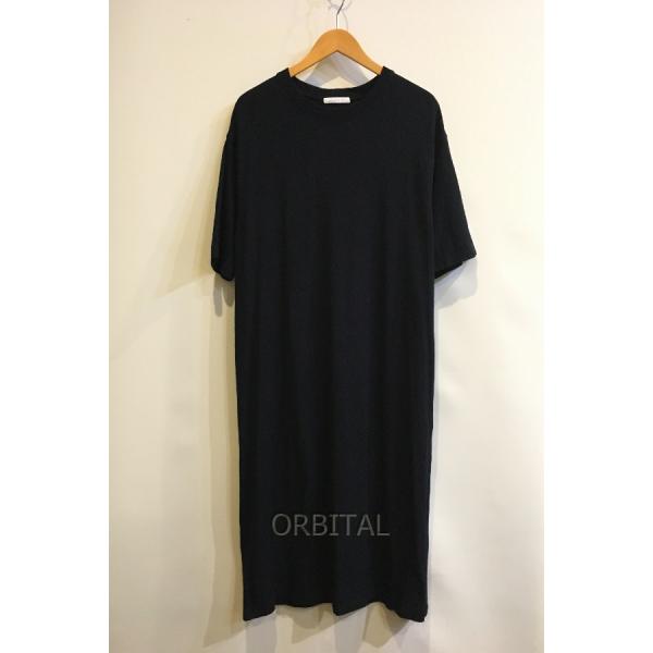 GALERIE VIE コットンシルクカノコ ワイドスリーブワンピース □コットンシルクカノコ ワイドスリーブワンピース