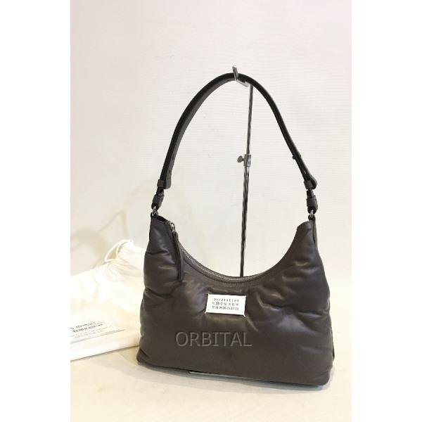 【値下げ】Maison Margiela メゾン マルジェラ GRAMSLAM HOBO SMALL ショルダーバッグ SB3WG0024 レザー ブラック  レディース【中古】 二子玉) Maison Margiela メゾンマルジェラ GRAMSLAM HOBO SMALL