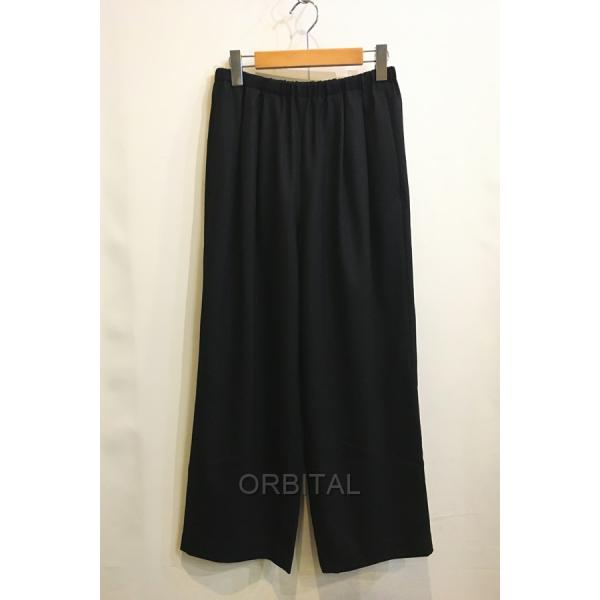 ブランド 二子玉) ENFOLD エンフォルド STRAIGHT-WIDE PANTS ウール