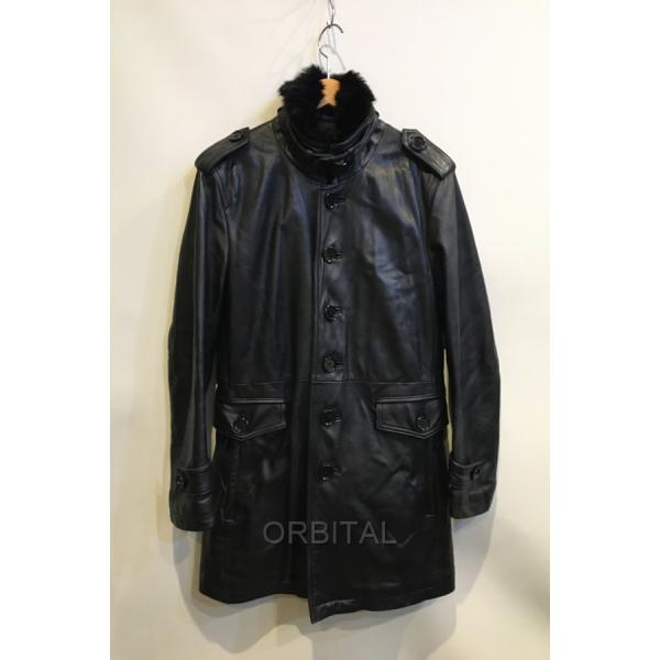 二子玉) BURBERRY BLACK LABEL バーバリーブラックレーベル ラムレザー