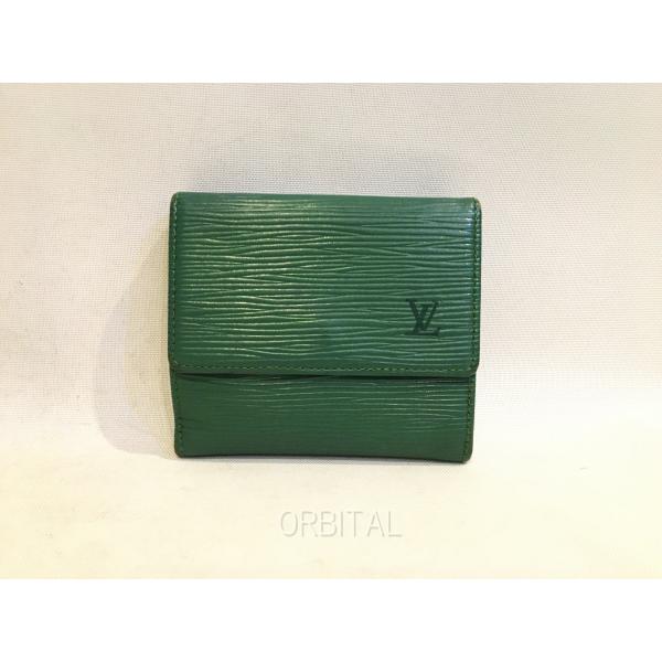 二子玉) ルイヴィトン LOUIS VUITTON M63484 エピ 3つ折りWホック財布