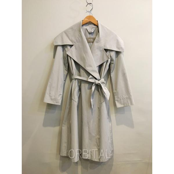 ブランド 二子玉) Max Mara マックスマーラ レインウェア ビッグカラー