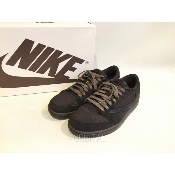 二子玉)トラヴィススコット × ナイキ Travis Scott × Nike AIR JORDAN 1 LOW OG "VELVET BROWN" DM7866-202 メンズ 26.5cm