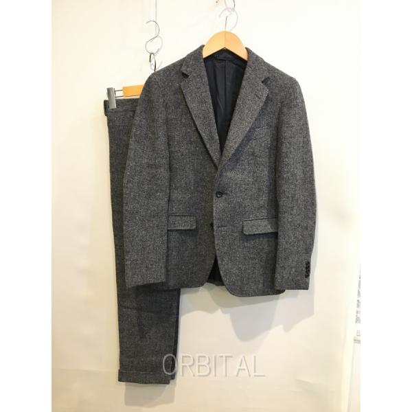 ブランド 二子玉) 麻布テーラー azabu tailor ハリスツイード生地