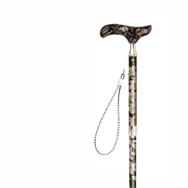 個性を引き立たせるパートナー、貴女だけのオンリーワン・コーディネートを輝かせる折り畳み杖。●商品名…グランドカイノス ドンナ●カラー…アンダルシア●対応身長…145-165cm●調節…ラチェット(ボタン)式●使用サイズ…75-85cm(2c...