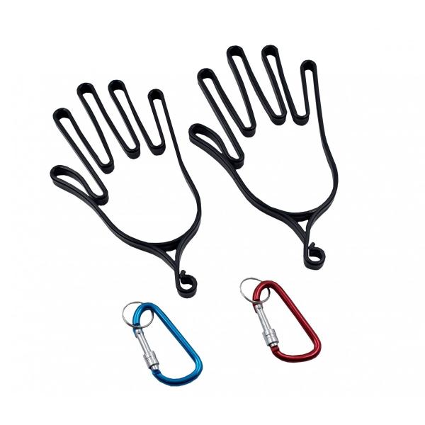 型崩れ防止 グローブ 代引き不可 ハンガー 手袋 アウトドア ホルダー ゴルフ 黒2個セット