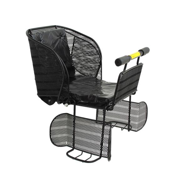 ※お客様での組み立て、取り付けとなりますメッシュタイプのチャイルドシート取付部品、汎用説明書付属【メーカー】ショウヨウ【素材】鉄【対象】2歳以上6歳未満【対応車種】24インチから27インチのリアキャリア装備の自転車※パイプキャリア不可 リア...