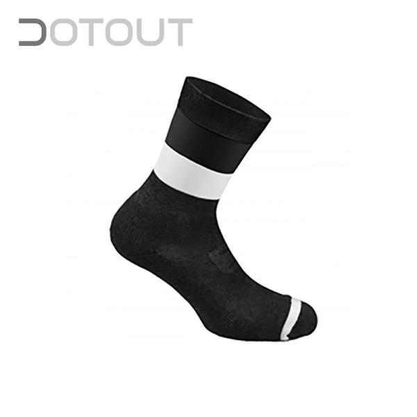 DOTOUT/hbgAEg Square Sock(FW) 910 black-white L-XL(39-42)