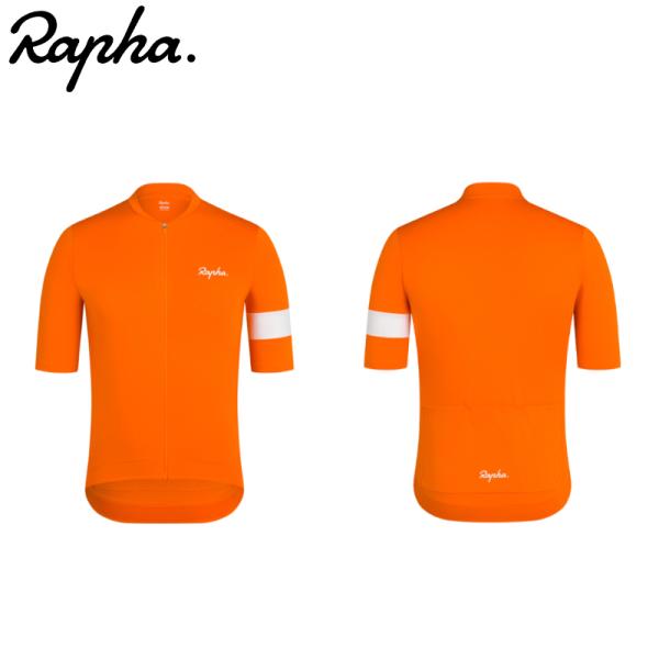 Rapha ラファ Core サイクリングジャージ Orange/White : サイクリック