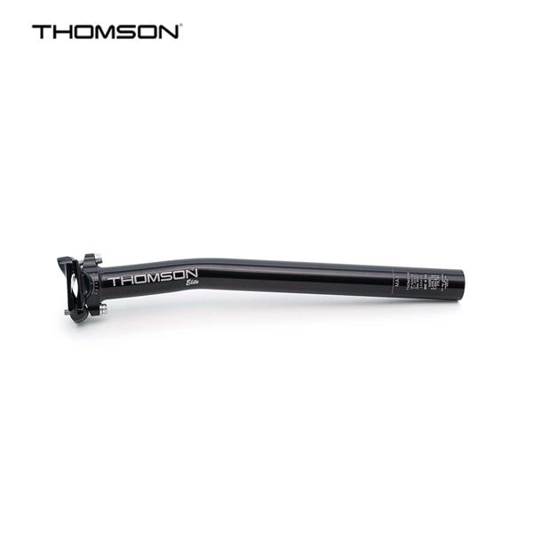 THOMSON シートポスト 27.2 x 330 セットバック ブラック 黒 シートポスト THOMSON トムソン Elite SEAT POST SETBACK 330mm BLACK