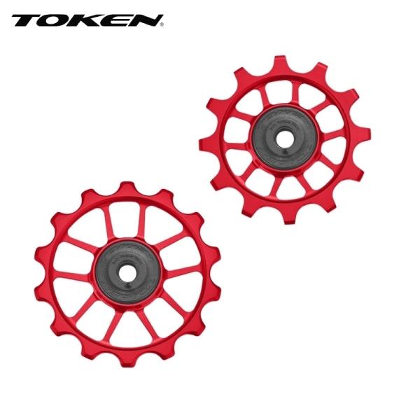 TOKEN トーケン TK1724 BIGプーリー シマノ11&12s/スラム11s Red
