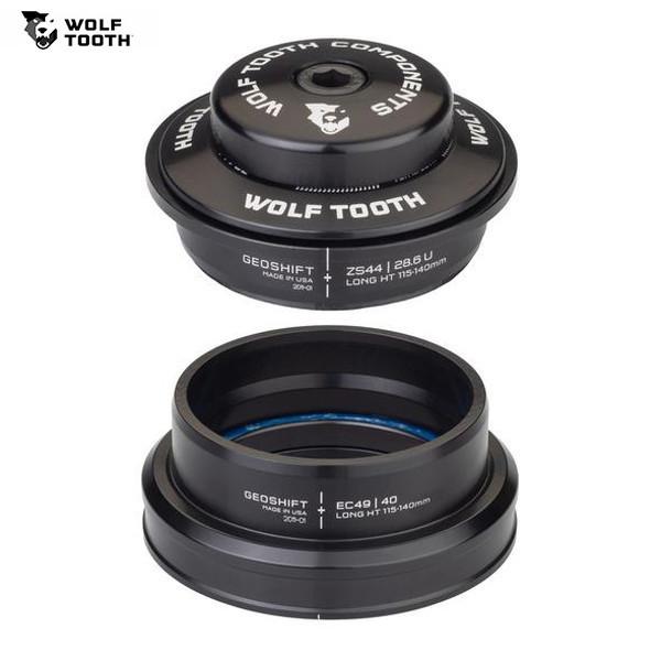 WolfTooth EtgD[X ZS44 Upper EC49 Lower GeoShift Performance Angle Headset Long
