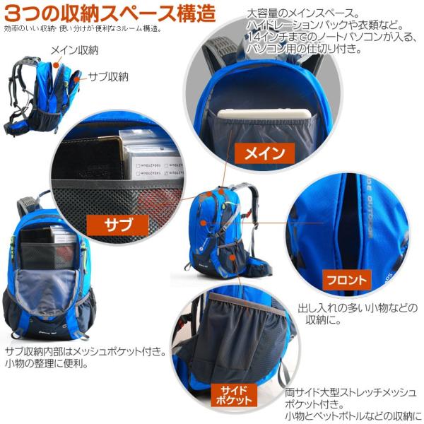 リュックサック サイクリング バッグ 自転車 ロードバイク 高 通気性 