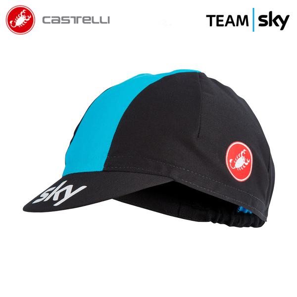 ★4280円〜最安値挑戦中★☆CASTELLI 8035 TEAM SKY CYCLING CAP カステリ チームスカイ サイクリング キャップ(プロ選手モデル)