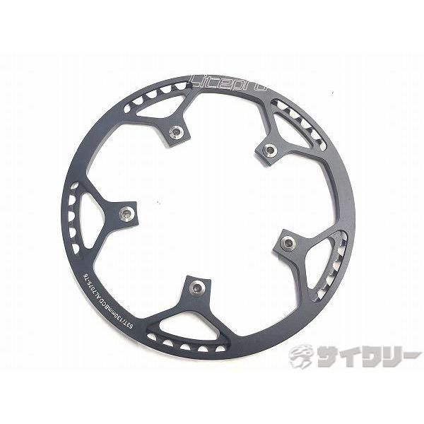 クランク チェーンリング ライトプロ バッシュガード付きチェーンリング 53T/130mm - 中古
