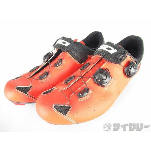 シューズ シディ ビンディングシューズ EAGLE 10 BLACK/FLUO RED