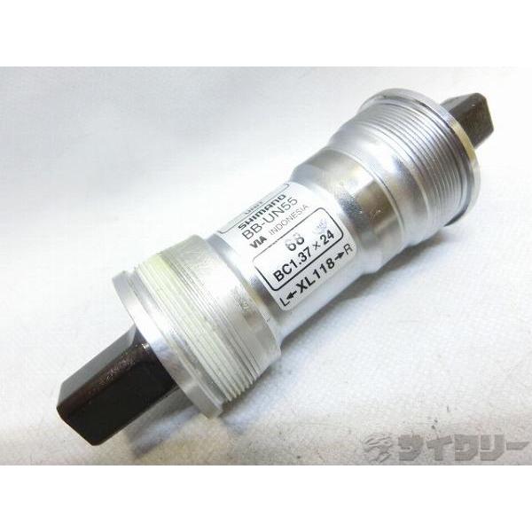 ボトムブラケット JIS シマノ ボトムブラケット BB-UN55 JIS/68mm/118mm/スクエア - 中古