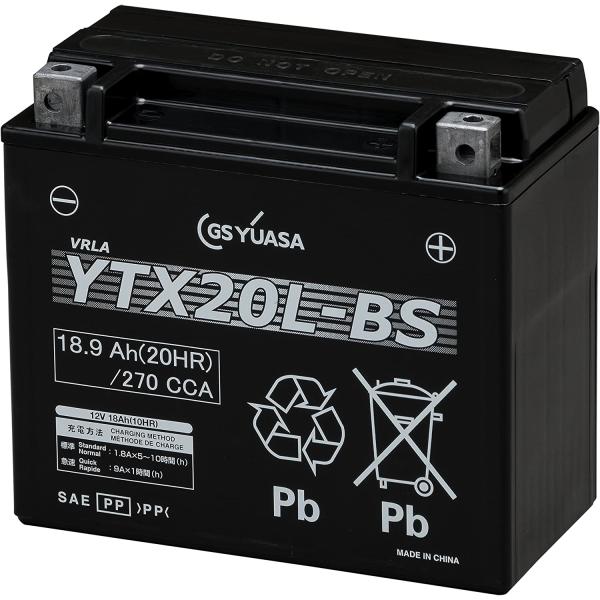 メーカー品番: YTX20L-BS適合車種: GL1800ゴールドウイング｜VTX1800｜ロイヤルスター1300｜XV1600ロードスター｜ソフテイルモデル[91-13]｜ダイナモデル[91-13]｜スポーツスターモデル[97-03]｜V...