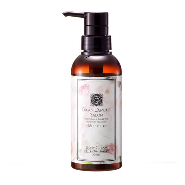ボディクリーム GRAN L'A MOUR SALON モイスチャー 300ml うるおい閉じ込めしっとり素肌へ はちみつ＆ミツロウ ワセリン