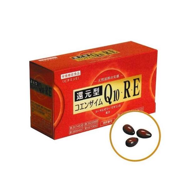還元型コエンザイムQ10 R・E 内容量：1箱 3粒×30包入 サプリメント 栄養機能食品いつまでも元気で健康でいたい 疲れやすい方 スポーツが好きな方 よくストレスを感じる…などの方にオススメです【天然原料の実感】還元型Q10とは…人の細...