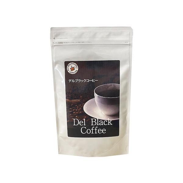 ダイエット サポート 珈琲 粉末 healthylife デルブラックコーヒー １袋100ｇ入 水溶性食物繊維 コレウスフォルスコリ 日本製 Coffee