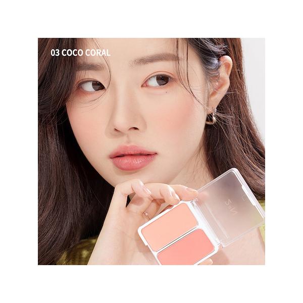 B級品外箱の汚れ、傷み、日焼け、シール跡 等 がある為特価販売中です次回入荷は未定の為、お早めのご購入がオススメです。2aN トゥーエーエヌデュアルチークカラー：＃3 COCO CORAL(ココ コーラル コココーラル） アプリコットコーラ...