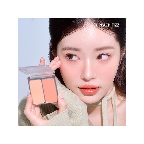 B級品外箱の汚れ、傷み、日焼け、シール跡 等 がある為特価販売中です次回入荷は未定の為、お早めのご購入がオススメです。2aN トゥーエーエヌデュアルチーク 頬紅カラー：#7 Peach Fizz（ピーチフィズ）優しくてミルキーなアンズ色とジ...