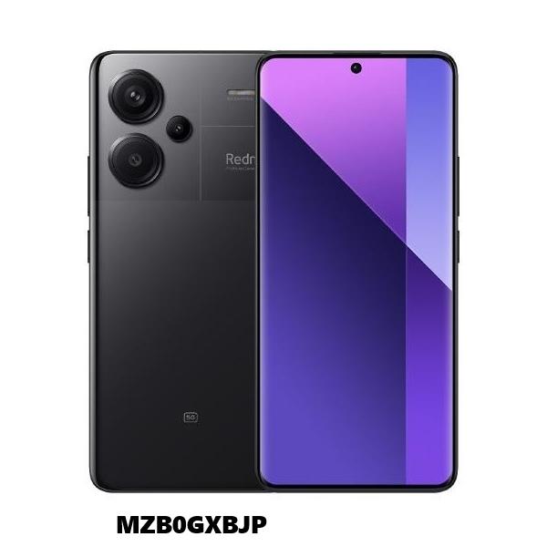 Xiaomi シャオミ 6.7型SIMフリースマートフォン Redmi Note 13 Pro+ 5G Midnight Black 8+256GB MZB0GXBJP