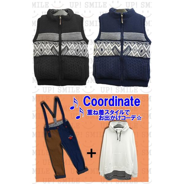 Up Start アップスマイル ノルディック柄 ニット ベスト 中綿 中綿ベスト ニットベスト ニット中綿ベスト カラフル 派手 可愛い Upsmile アップスタート Buyee Buyee Japanese Proxy Service Buy From Japan Bot Online