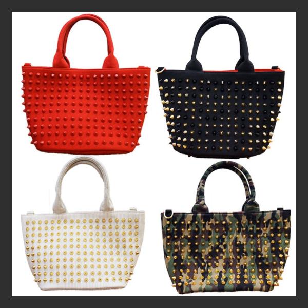 2wayスタッズトートバッグ スタッズバッグ キャンバス トートバッグ バケット型バッグ ショルダーバッグ スタッズ付き バッグ レディース Buyee Buyee 日本の通販商品 オークションの入札サポート 購入サポートサービス