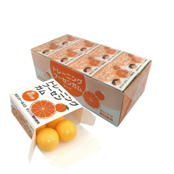 トレーニングフーセンガム (4粒x24箱)オレンジ味