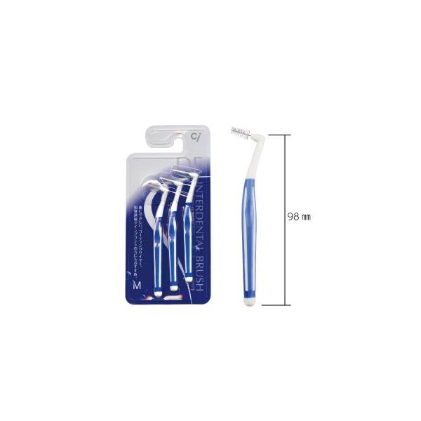 DF INTERDENTAL BRUSH（M）歯科専売品のL型歯間ブラシ歯にやさしいコーティングワイヤー（ドイツ製）を使用しています。知覚過敏やインプラントの方にもおすすめです。両サイドにくぼみがある為、方向性がわかり、グリップはコントロー...