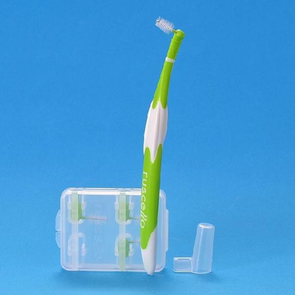 ヘッドの向きが変えられ、使いやすいアングルを選ぶことができます。ロングハンドル＆ロングネックにより、臼歯部へもアプローチしやすい歯間ブラシです。ロングハンドル＆ロングネックで持ちやすく、奥歯がしっかり磨けます。ハンドル部にはラバーを採用し、...