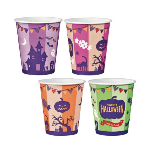 紙コップ ハロウィン柄 1カートン(1000個) 5オンス 爆買 : 歯科医院
