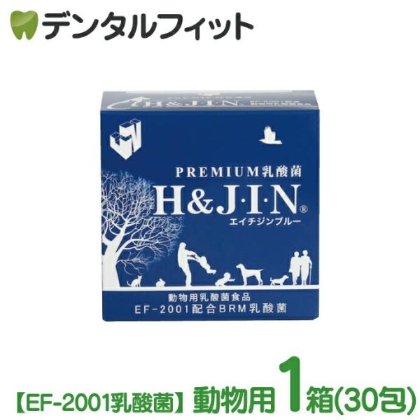 H&J・I・N 乳酸菌 EF-2001 H&JIN エイチジンブルー 動物用 30包