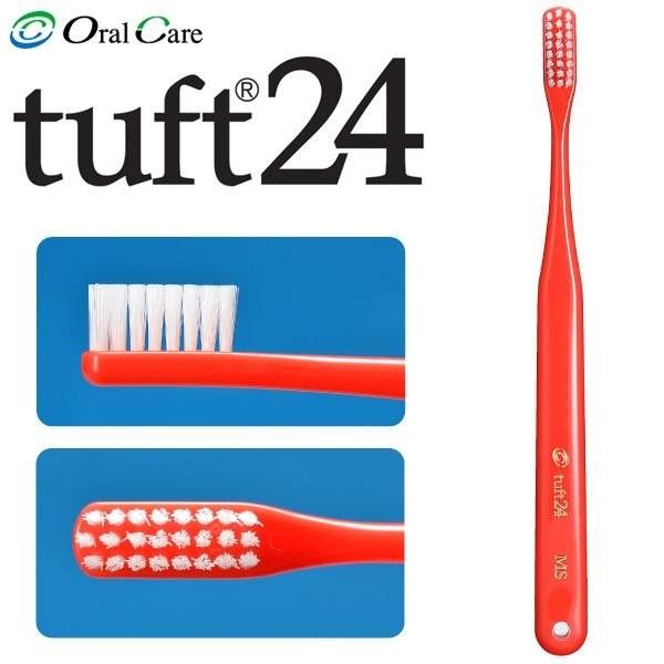 Oral Care（オーラルケア） 歯ブラシ タフト24 M(ミディアム) レッド 1