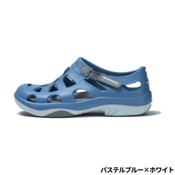在庫あり  シマノ(SHIMANO) EVAIR マリンフィッシングシューズ 26.0cm パステルブルー×ホワイト FS-091I 夏物衣料